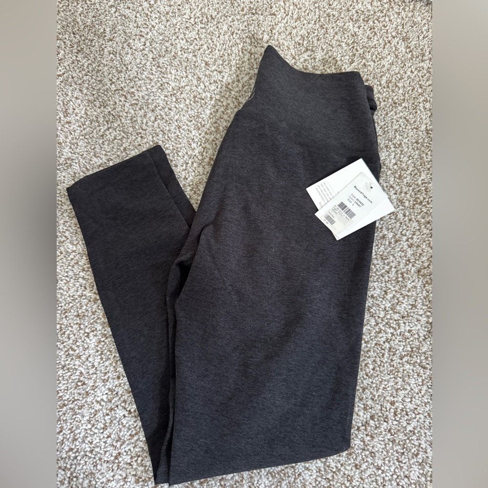 Beyond Yoga Charcoal High-Waisted Leggings